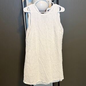 Lulu's White Textured Mini Dress